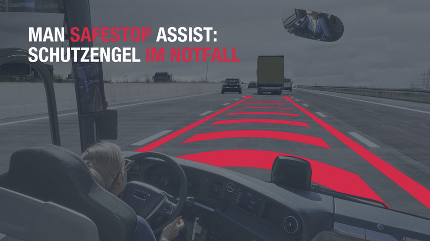 MAN SafeStop Assist hilft, schwere Busunfälle zu verhindern